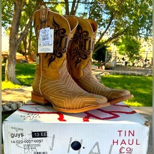 Men’s tin haul boots